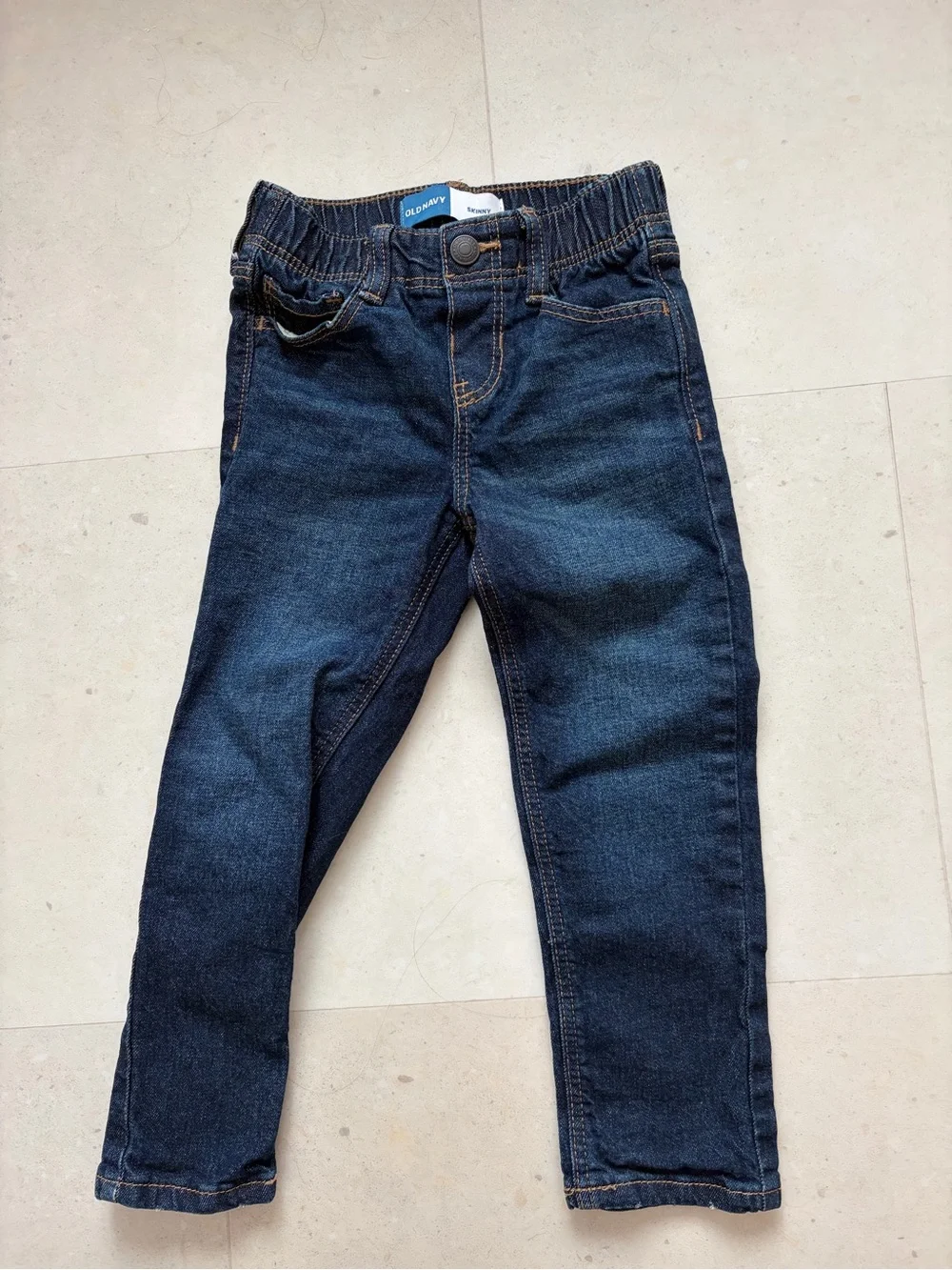 Old Navy Trio of Kids' Denim Jeans in Light, Medium & Dark Blue